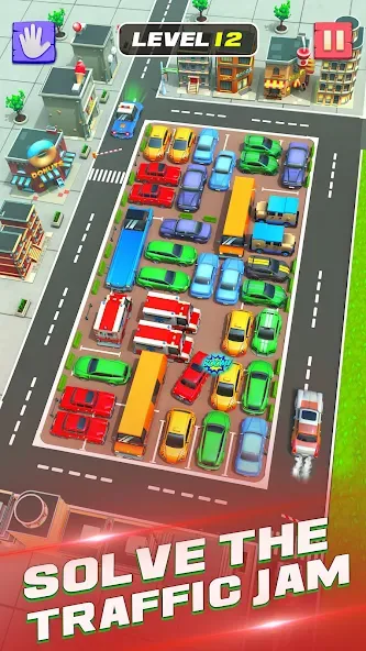 Скачать взломанную Unblock It Car Puzzle Game — Без рекламы и все уровни открыты — скриншот 2