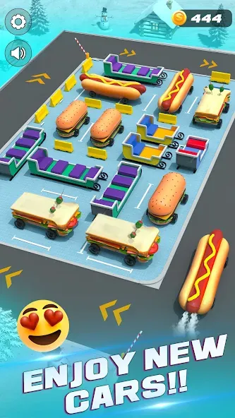 Скачать взломанную Unblock It Car Puzzle Game — Без рекламы и все уровни открыты — скриншот 5