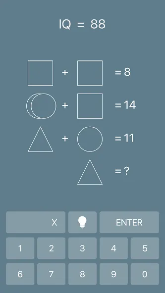 Скачать Math Riddles: IQ Test — Модификация Безлимитные подсказки и открыты все уровни — скриншот 4