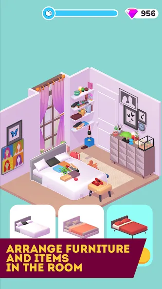 Скачать Decor Life - Home Design Game (Мод: Безлимитные деньги и все предметы открыты) на Андроид — скриншот 3 Скачать Decor Life - Home Design Game (Мод: Безлимитные деньги и все предметы открыты) на Андроид — скриншот 3