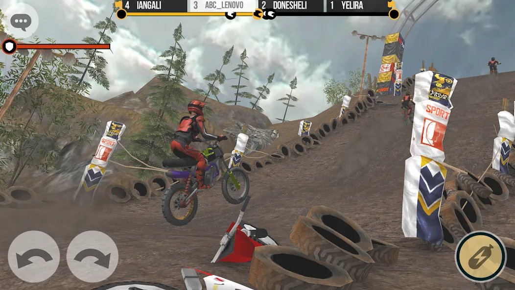 Скачать Clan Race: PVP Motocross races MOD APK — Много денег и все открыто — скриншот 3