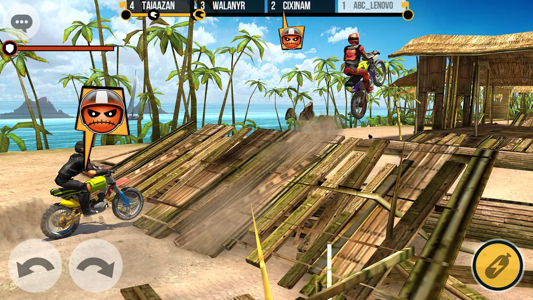 Скачать Clan Race: PVP Motocross races MOD APK — Много денег и все открыто — скриншот 4