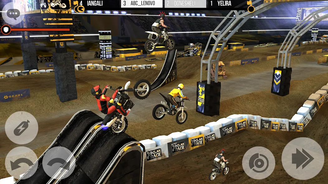 Скачать Clan Race: PVP Motocross races MOD APK — Много денег и все открыто — скриншот 5