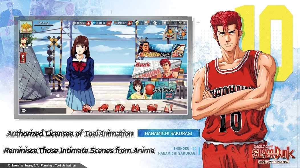 SLAM DUNK from TV Animation — Взломанная версия (Безлимитные деньги и усиленные игроки) — скриншот 1