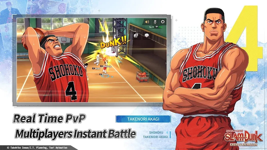 SLAM DUNK from TV Animation — Взломанная версия (Безлимитные деньги и усиленные игроки) — скриншот 3