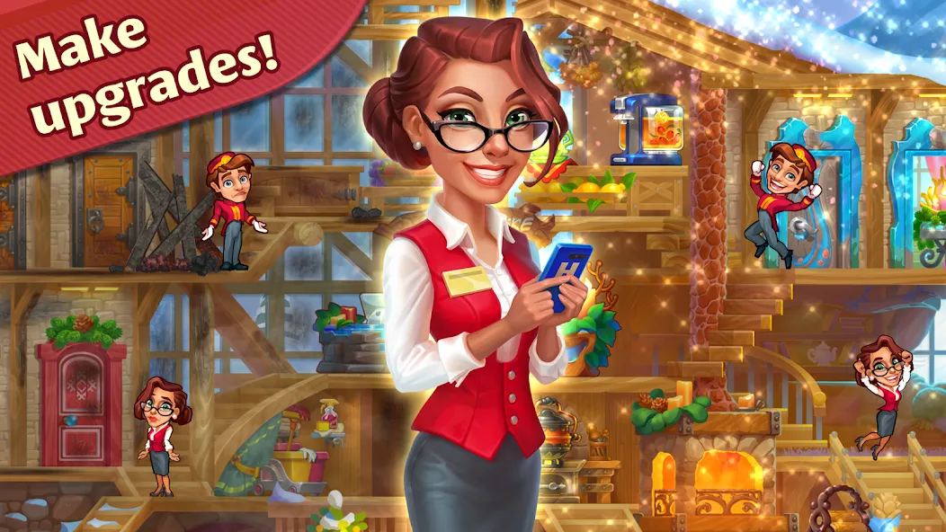 Grand Hotel Mania: Hotel games — Мод: Безлимитные деньги и все отели открыты — скриншот 1 Grand Hotel Mania: Hotel games — Мод: Безлимитные деньги и все отели открыты — скриншот 1