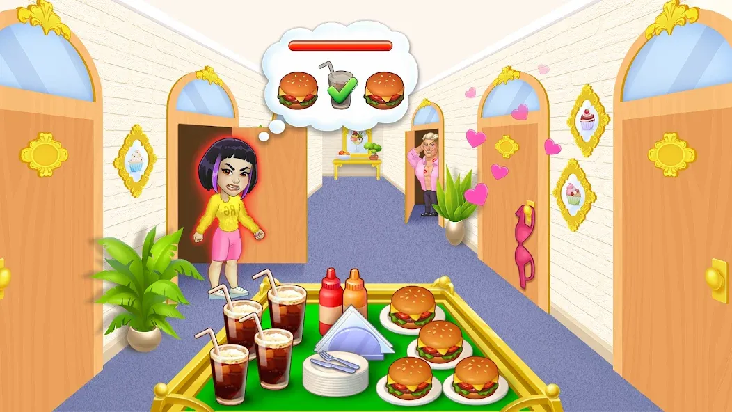 Jane’s Story: Cooking & Hotel на Андроид — Безлимитные деньги и всё открыто — скриншот 1
