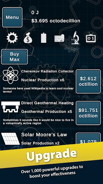 Скачать Idle Power — Модификация Много энергии и быстрый прогресс — скриншот 3 Скачать Idle Power — Модификация Много энергии и быстрый прогресс — скриншот 3