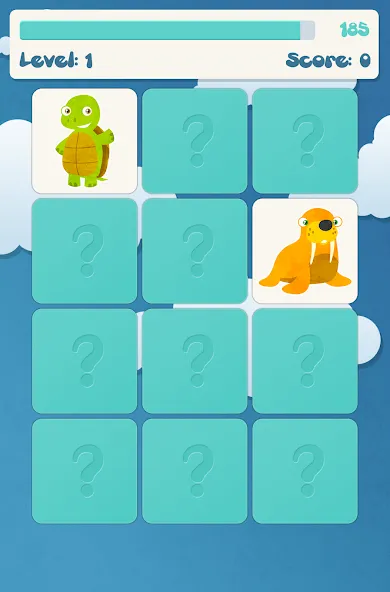 Скачать Animals memory game for kids с модом — Все животные и уровни открыты — скриншот 5