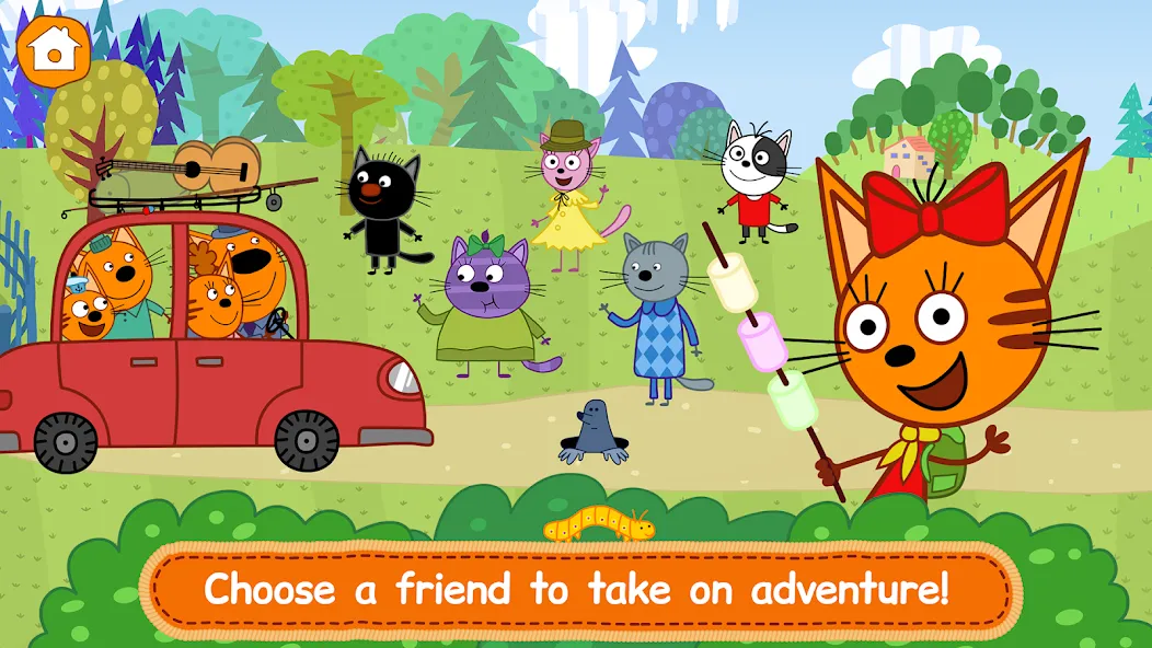 Скачать Kid-E-Cats: Kitty Cat Games! на Android — Все игры и костюмы открыты — скриншот 1