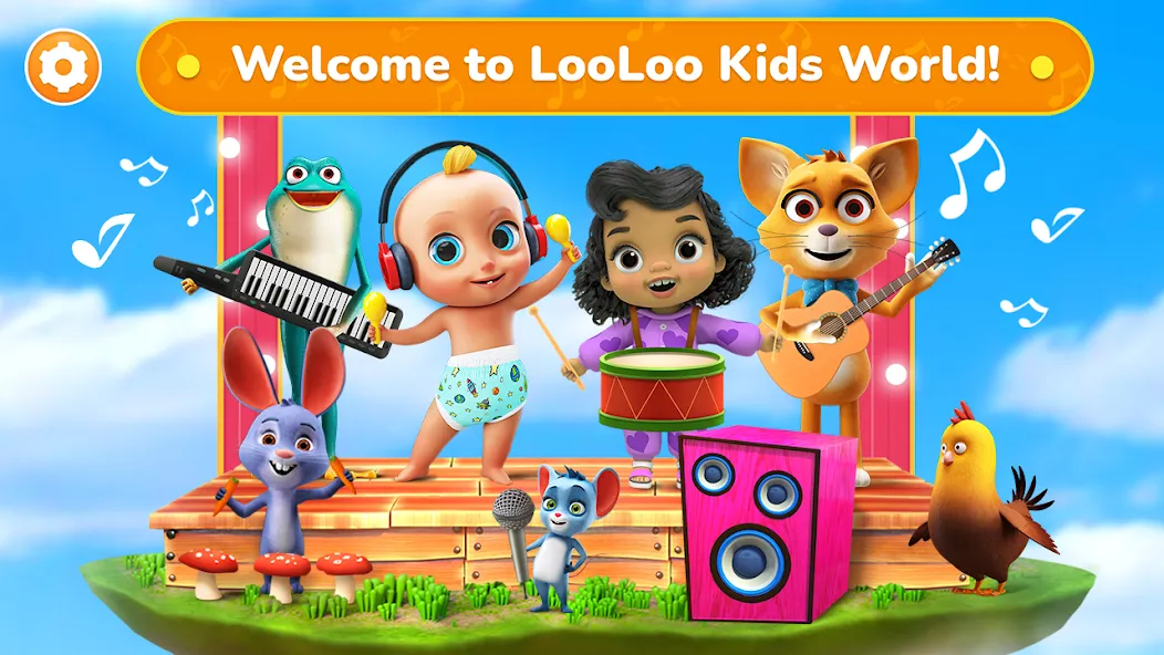 Скачать взломанную LooLoo Kids: Fun Baby Games! — Разблокированы все детские игры — скриншот 1