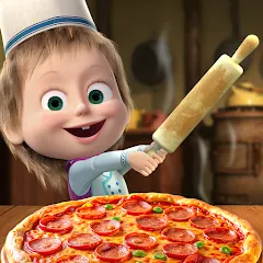 Скачать Masha and the Bear Pizza Maker — Последняя версия (Безлимитные деньги и все рецепты)
