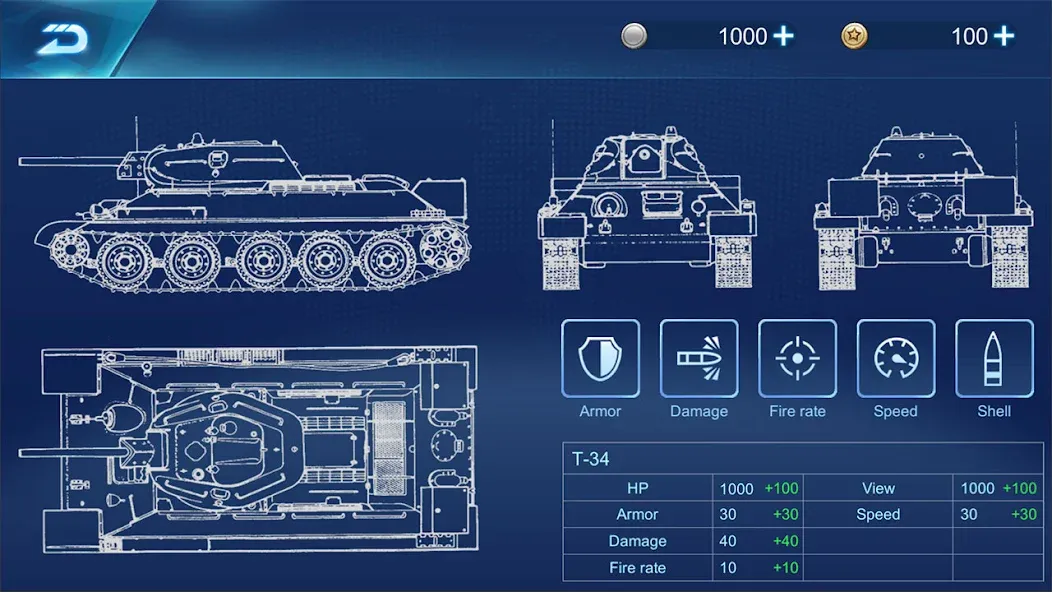 Ace Tank Mod APK Безлимитные деньги и мощные танки — Скачать на Андроид — скриншот 2