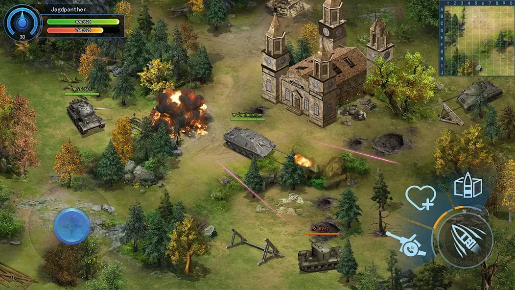 Ace Tank Mod APK Безлимитные деньги и мощные танки — Скачать на Андроид — скриншот 4