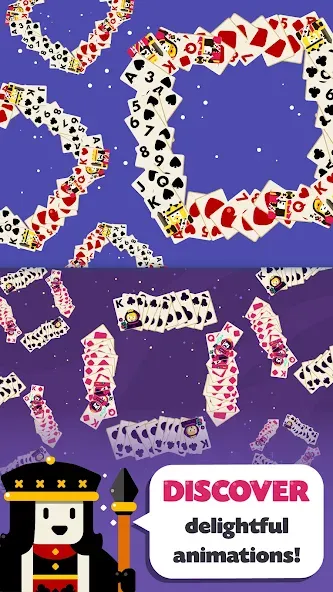 Solitaire: Decked Out — Взломанная версия (Безлимитные подсказки и отмены ходов) — скриншот 3 Solitaire: Decked Out — Взломанная версия (Безлимитные подсказки и отмены ходов) — скриншот 3