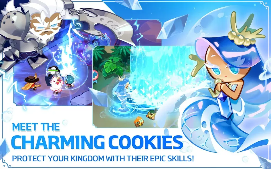 Скачать CookieRun: Kingdom на Андроид — Безлимитные ресурсы и кристаллы — скриншот 1