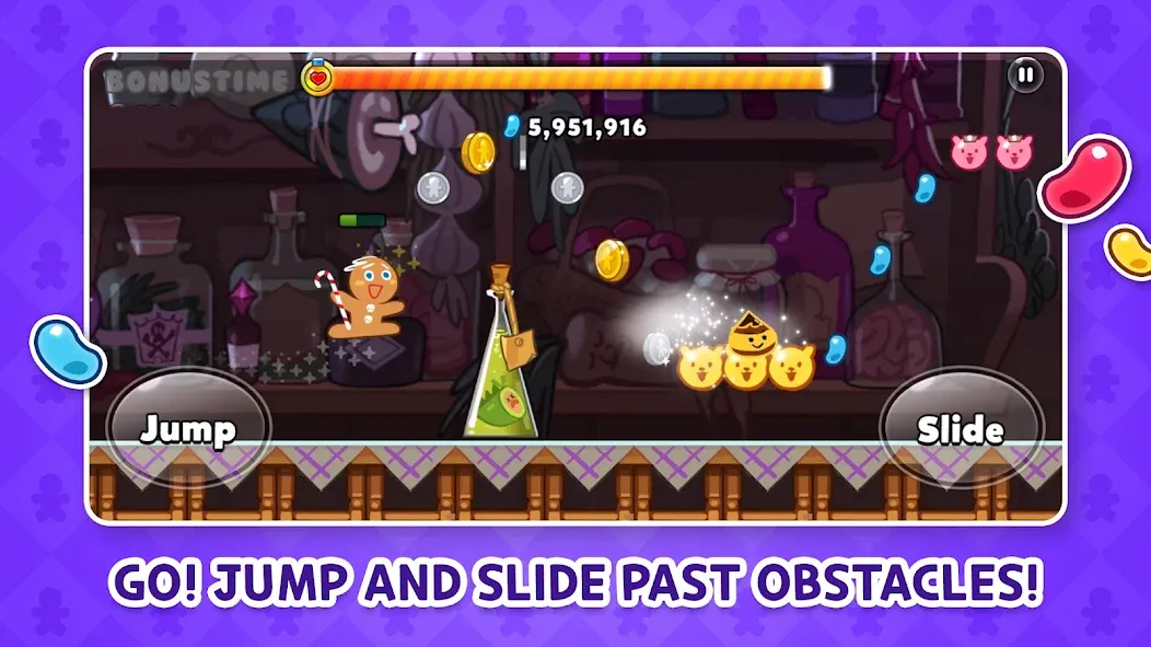 CookieRun: OvenBreak на Андроид — Мод Безлимитные кристаллы и энергия — скриншот 1