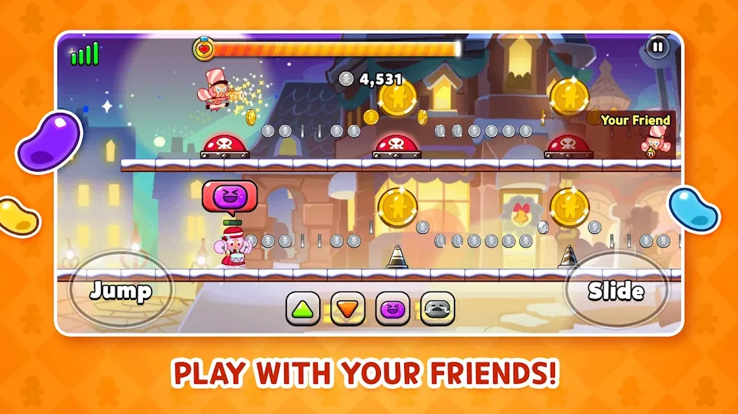 CookieRun: OvenBreak на Андроид — Мод Безлимитные кристаллы и энергия — скриншот 4