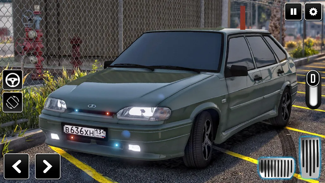 2114 Car Driving: Lada sedan (Мод Безлимитные деньги и топливо) — скриншот 5