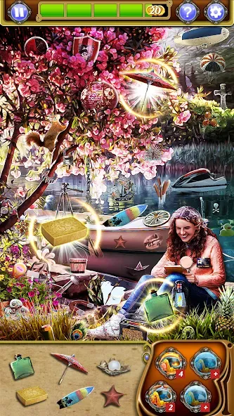 Скачать Hidden Object: 4 Seasons на телефон — Открыты все сезоны и уровни — скриншот 2