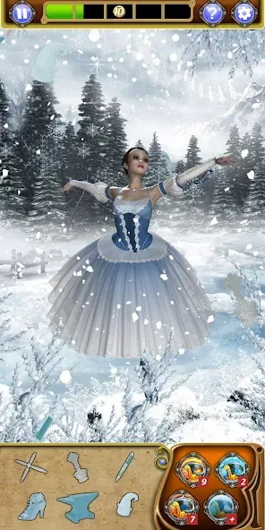 Скачать Hidden Object: Winter Wonder — Модификация Безлимитные подсказки и открыты все сцены — скриншот 2