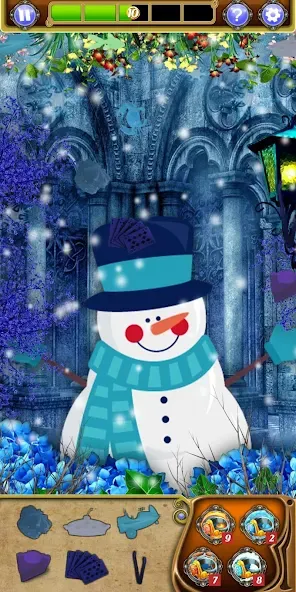 Скачать Hidden Object: Winter Wonder — Модификация Безлимитные подсказки и открыты все сцены — скриншот 4