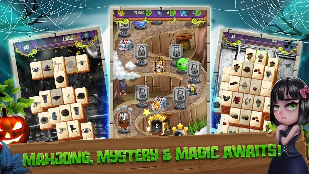 Скачать Mahjong: Secret Mansion — Модификация Безлимитные монеты и открыты все уровни — скриншот 1 Скачать Mahjong: Secret Mansion — Модификация Безлимитные монеты и открыты все уровни — скриншот 1