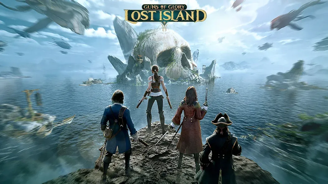 Guns of Glory: Lost Island на Андроид — Безлимитные ресурсы и ускоренное строительство — скриншот 1