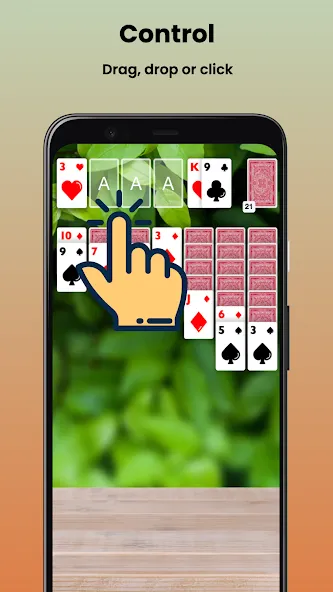Klondike Solitaire Offline — Мод: Подсказки без ограничений и отмена ходов — скриншот 3 Klondike Solitaire Offline — Мод: Подсказки без ограничений и отмена ходов — скриншот 3