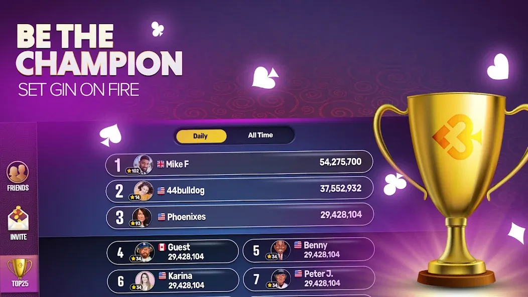 Gin Rummy Extra - Online Rummy — Взломанная версия (Безлимитные монеты и премиум-функции) — скриншот 5