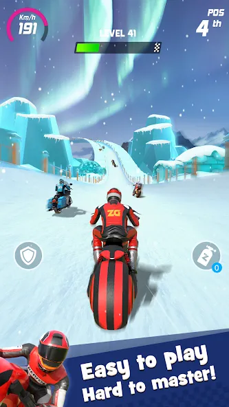 Bike Race: Racing Game на Андроид — Мод Безлимитные деньги и открыты все уровни — скриншот 1