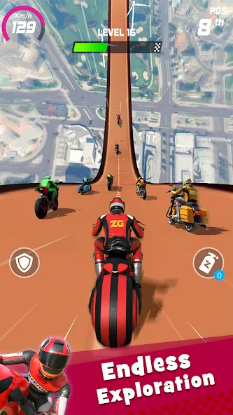 Bike Race: Racing Game на Андроид — Мод Безлимитные деньги и открыты все уровни — скриншот 2