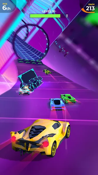Скачать Car Race 3D: Car Racing — Безлимитные деньги и топливо — скриншот 3