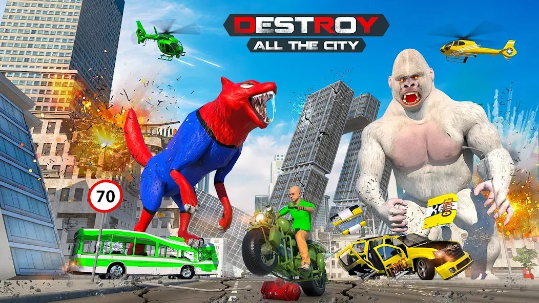 Скачать Giant Gorilla Bigfoot Monster на Android — Безлимитные деньги и усиленная атака — скриншот 1 Скачать Giant Gorilla Bigfoot Monster на Android — Безлимитные деньги и усиленная атака — скриншот 1