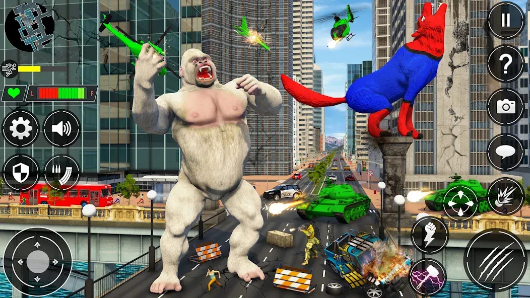 Скачать Giant Gorilla Bigfoot Monster на Android — Безлимитные деньги и усиленная атака — скриншот 4 Скачать Giant Gorilla Bigfoot Monster на Android — Безлимитные деньги и усиленная атака — скриншот 4