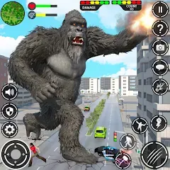 Скачать Giant Gorilla Bigfoot Monster на Android — Безлимитные деньги и усиленная атака