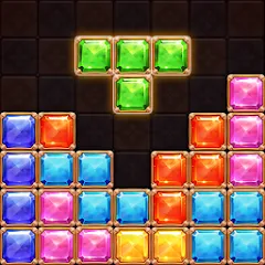 Puzzle Block Jewels — Мод: Без рекламы и бесконечные подсказки
