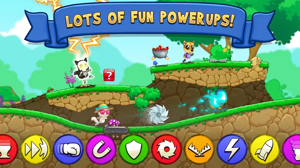 Fun Run 3 - Multiplayer Games — Взломанная версия (Без рекламы и все персонажи открыты) — скриншот 1