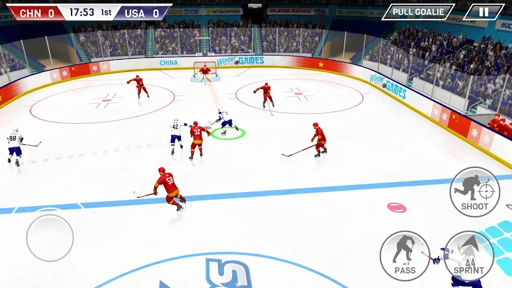 Hockey All Stars на Андроид — Безлимитные деньги и энергия — скриншот 2 Hockey All Stars на Андроид — Безлимитные деньги и энергия — скриншот 2