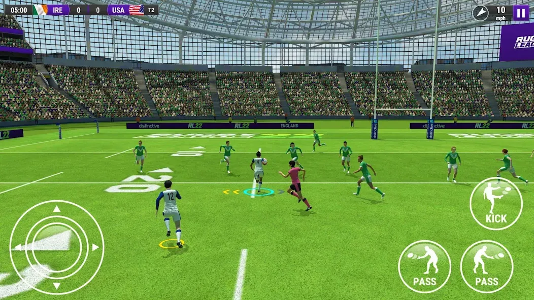 Rugby League 22 MOD — Безлимитные деньги и все команды открыты на Андроид — скриншот 2 Rugby League 22 MOD — Безлимитные деньги и все команды открыты на Андроид — скриншот 2