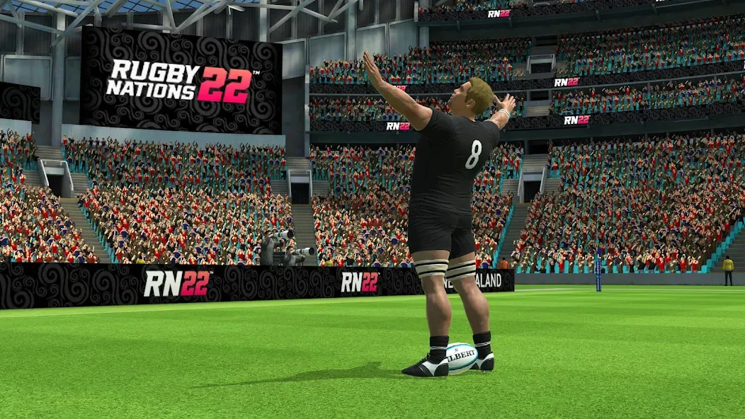 Rugby Nations 22 MOD APK на Android — Разблокированы команды и безлимитные деньги — скриншот 2
