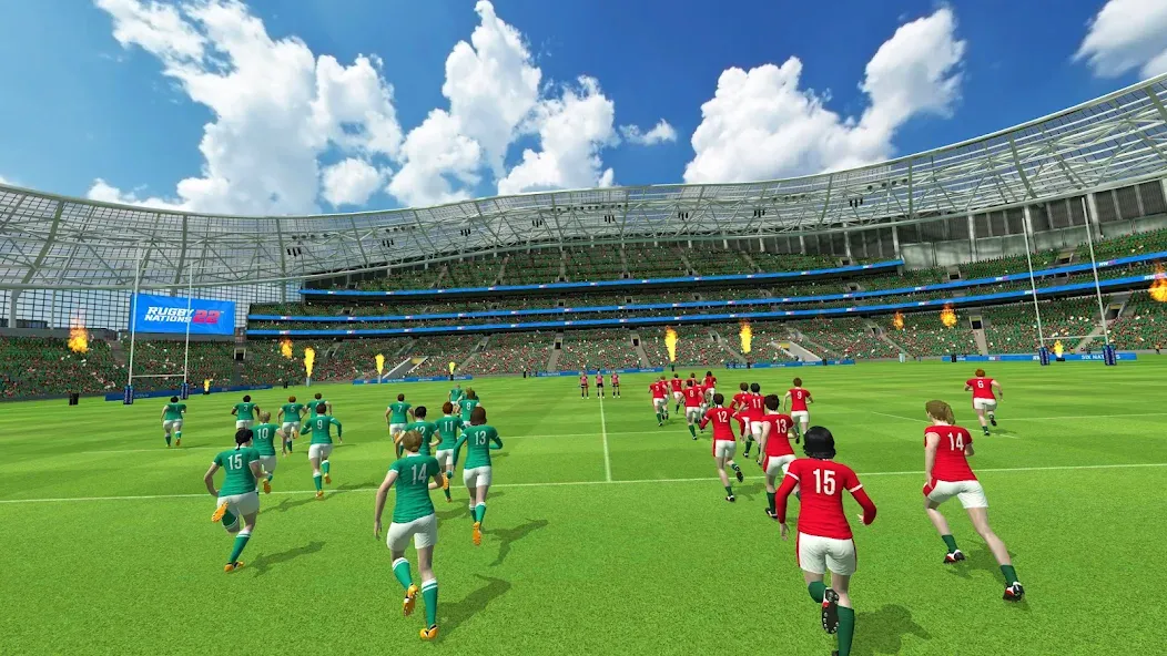 Rugby Nations 22 MOD APK на Android — Разблокированы команды и безлимитные деньги — скриншот 3