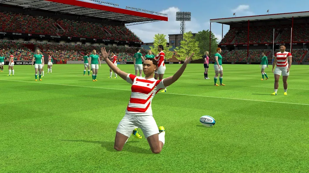 Rugby Nations 22 MOD APK на Android — Разблокированы команды и безлимитные деньги — скриншот 4