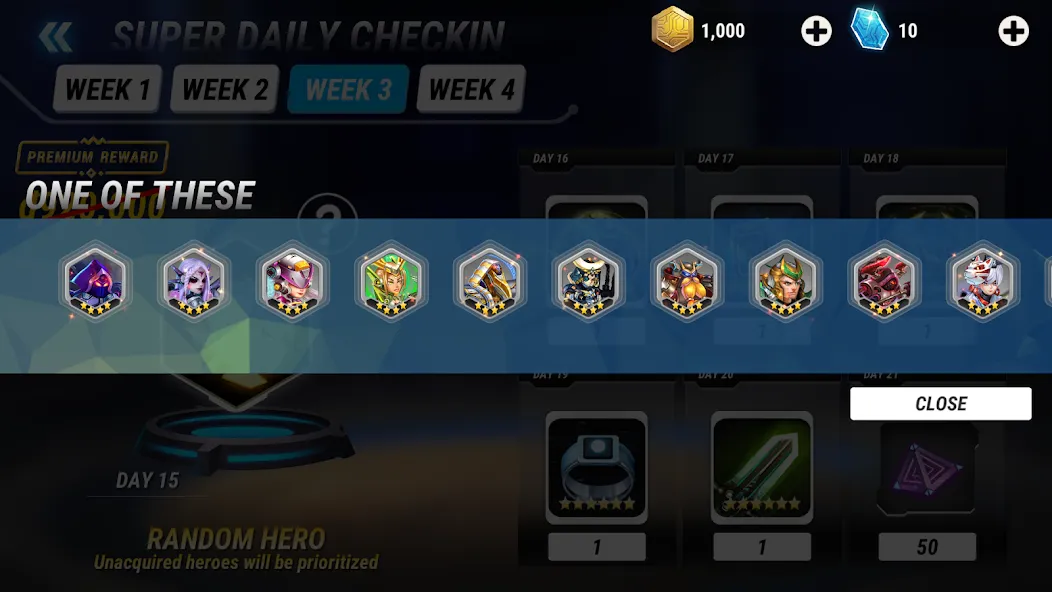 Heroes Infinity Premium — Мод: Безлимитные деньги и премиум доступ — скриншот 2