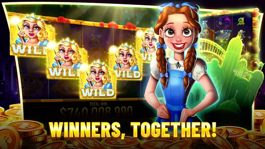 Best Casino™ Slots: 777 Casino — Взломанная версия (Безлимитные монеты и джекпоты) — скриншот 1