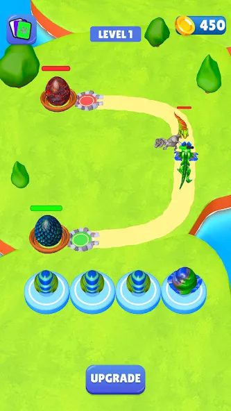 Скачать Dino Merge на Android — Много денег и алмазов — скриншот 1