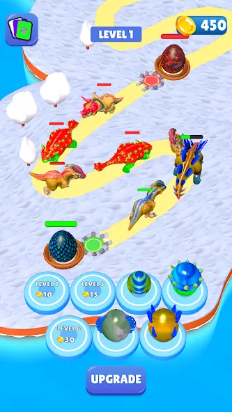 Скачать Dino Merge на Android — Много денег и алмазов — скриншот 3