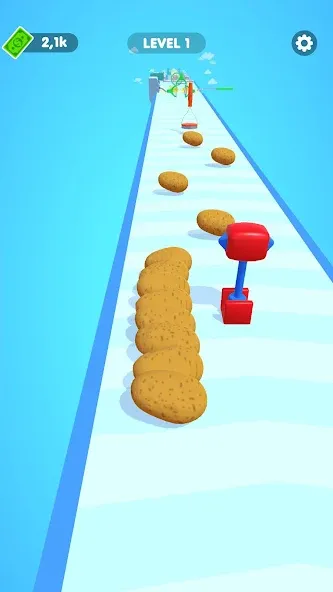 Potato Rush на Андроид — Мод Безлимитные монеты и ускоренная прокачка — скриншот 5