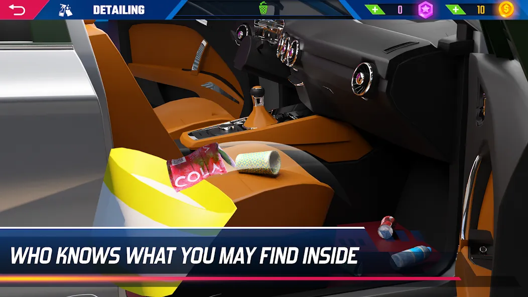 Скачать Car Detailing Simulator 2023 (Мод: Безлимитные деньги и все машины) на Андроид — скриншот 3