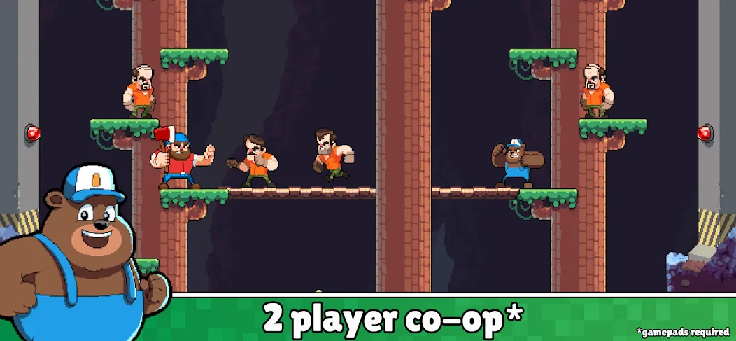 Скачать Timberman The Big Adventure с модом — Открыты все уровни и герои — скриншот 5